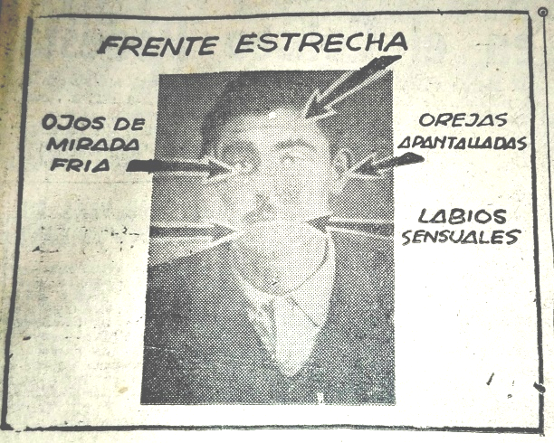Fotografía de Ángel Valdez intervenida por el Diario El
Plata (8
octubre de 1948).